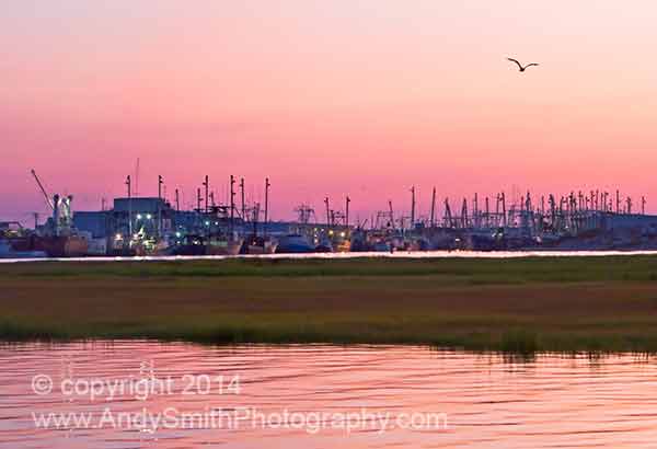 Sunset over the Fishing Fleet